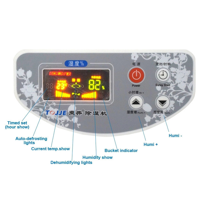 رطوبت گیر هوای خشک کاملاً اتوماتیک 35m2 220v قابل حمل