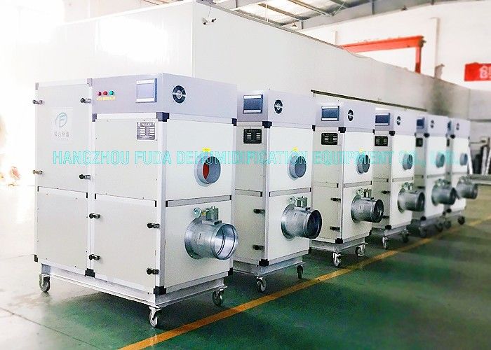 2000m3/h PLC Automatische droogmiddel ontvochtiger voor de voedingsmiddelenindustrie RH < 40%