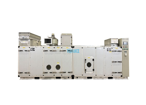 100% Fresh Air Treated Desiccant Wheel Dehumidifier with Supply Air T≤20C , RH≤20%
